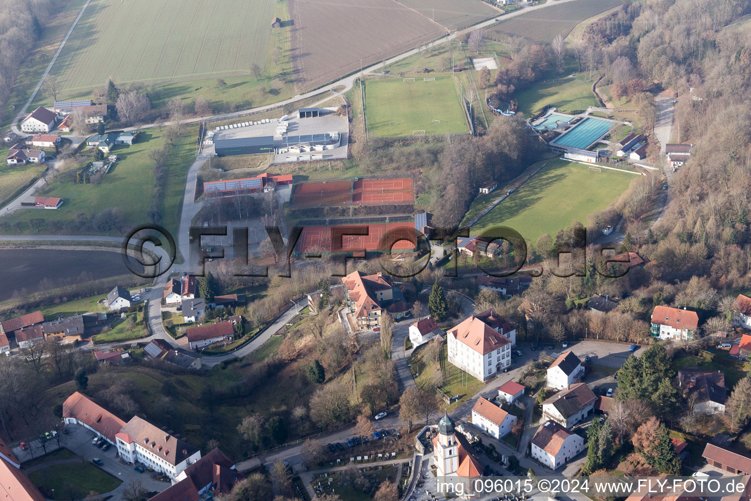 Bad Griesbach dans le département Bavière, Allemagne d'en haut