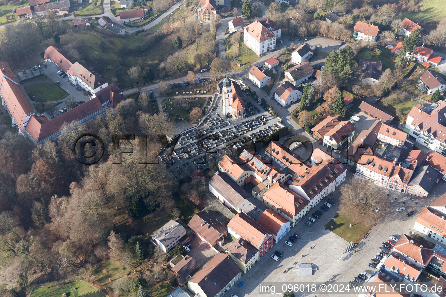 Bad Griesbach dans le département Bavière, Allemagne vue d'en haut