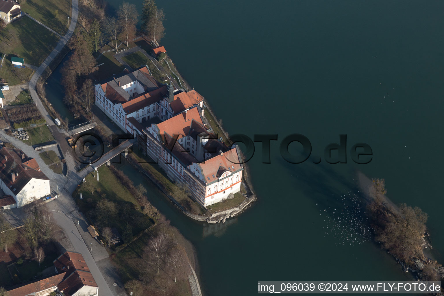 Neuhaus am Inn dans le département Bavière, Allemagne vue d'en haut