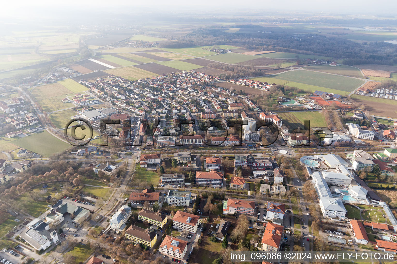 Image drone de Bad Füssing dans le département Bavière, Allemagne