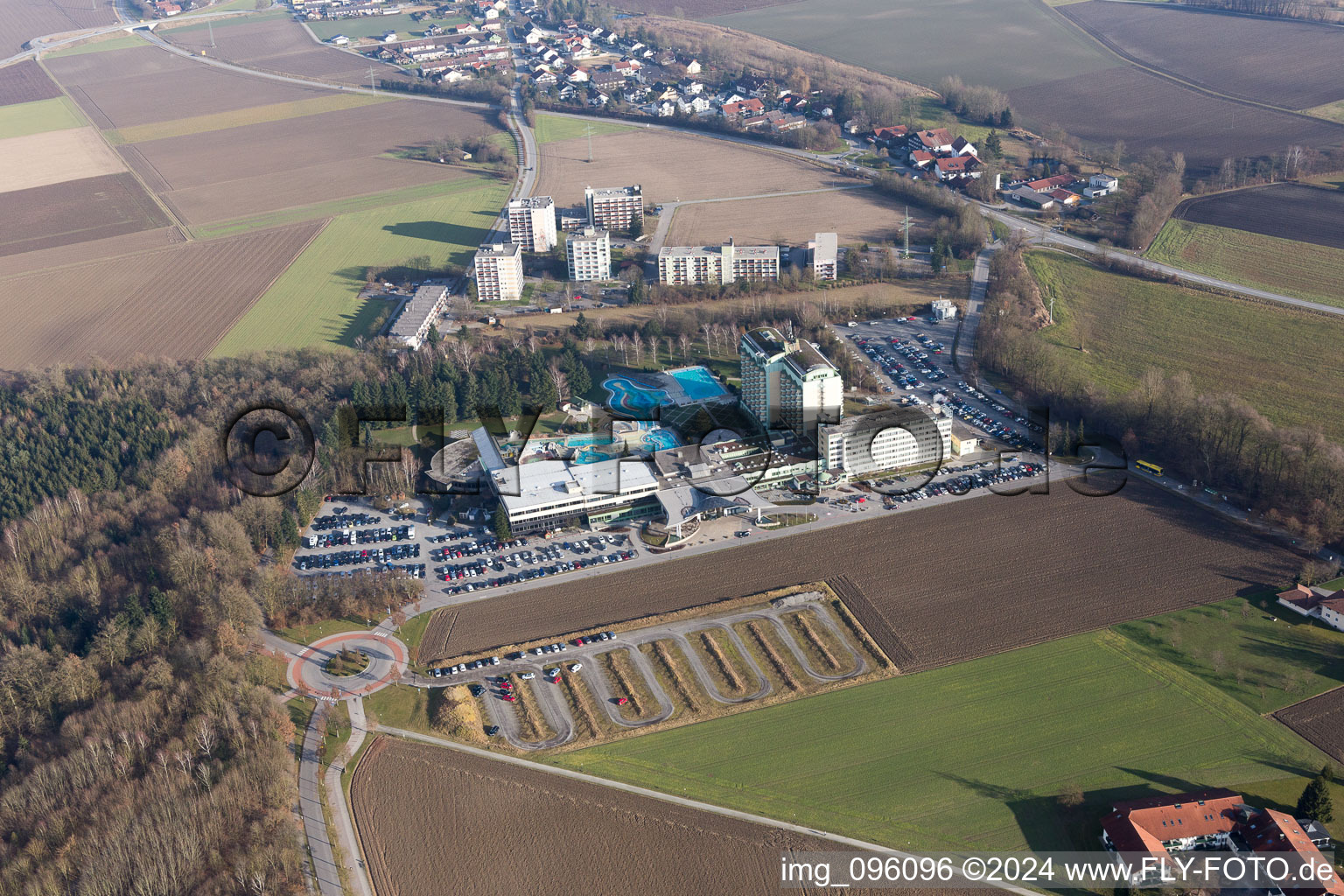 Bad Füssing dans le département Bavière, Allemagne hors des airs