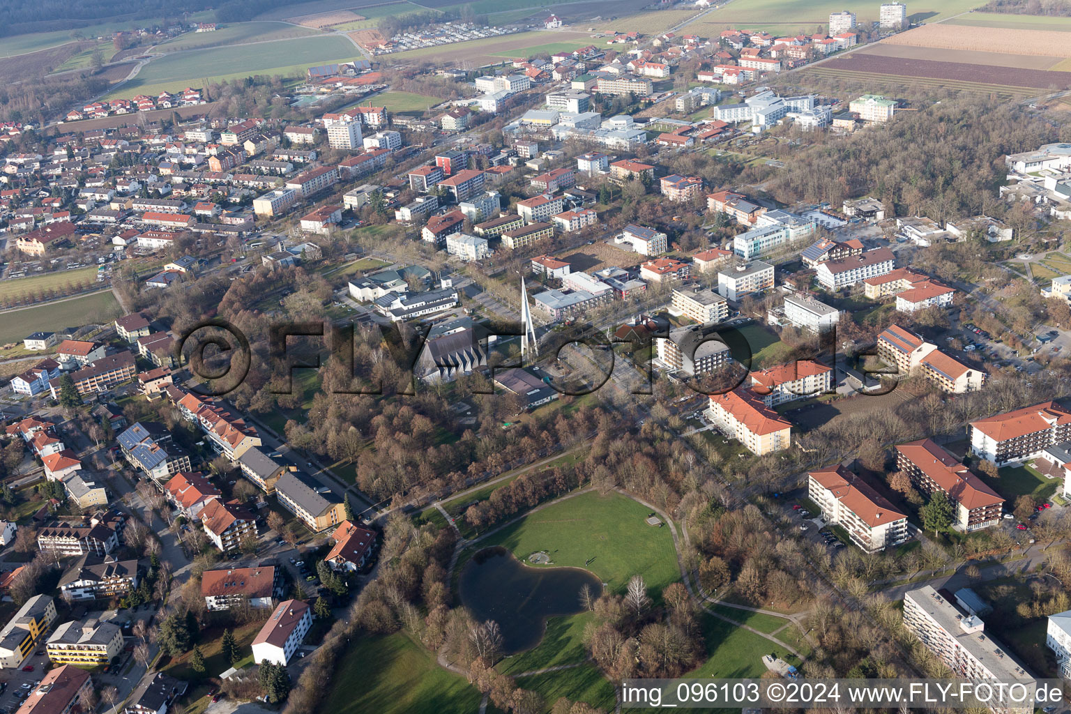 Image drone de Bad Füssing dans le département Bavière, Allemagne