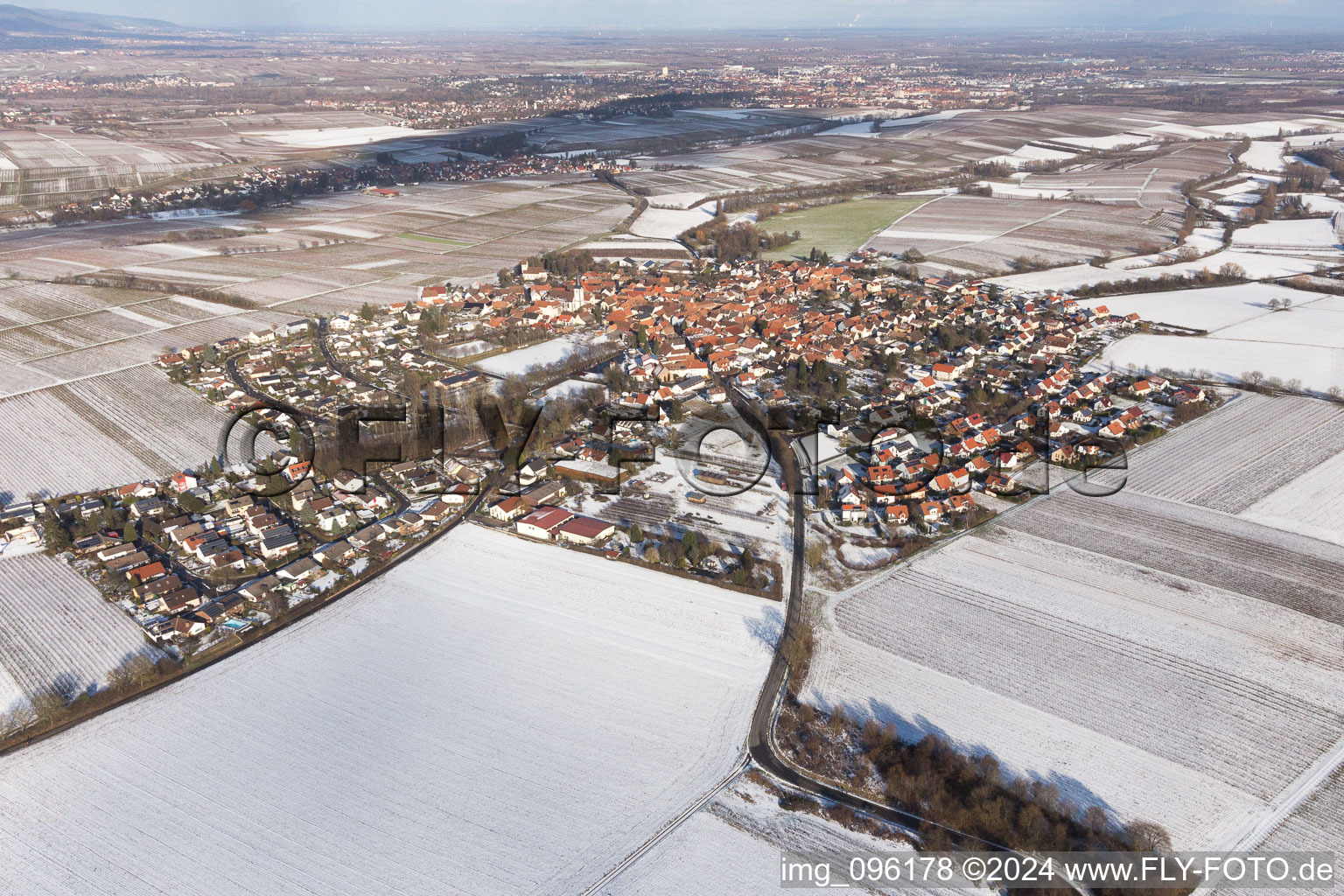 Quartier Mörzheim in Landau in der Pfalz dans le département Rhénanie-Palatinat, Allemagne vue d'en haut