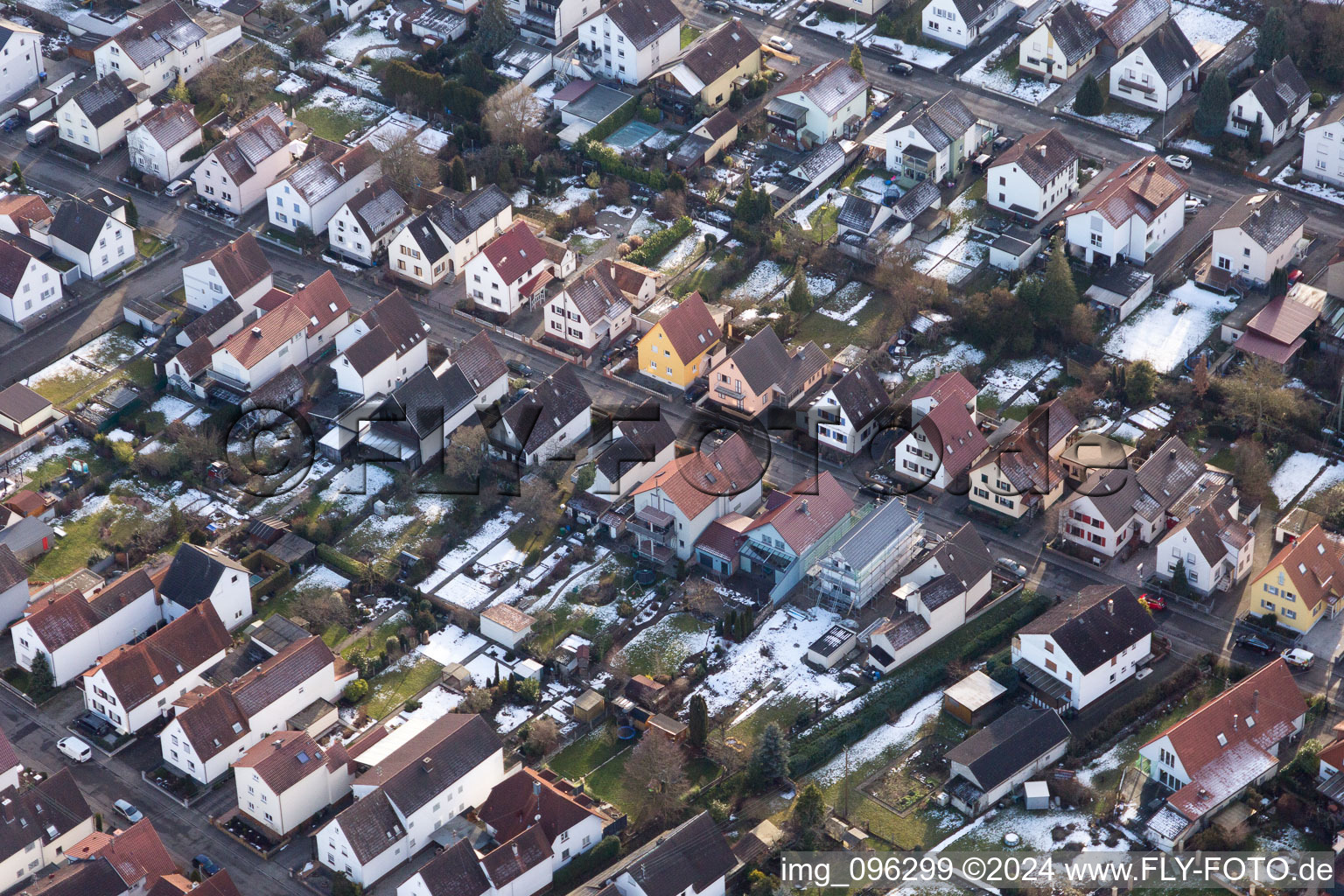 Kandel dans le département Rhénanie-Palatinat, Allemagne vue d'en haut