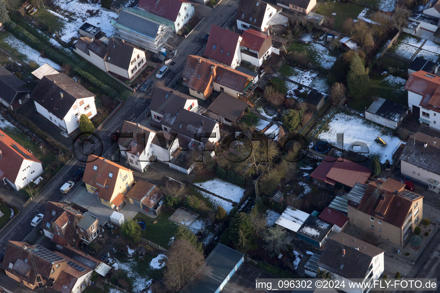 Kandel dans le département Rhénanie-Palatinat, Allemagne vue du ciel