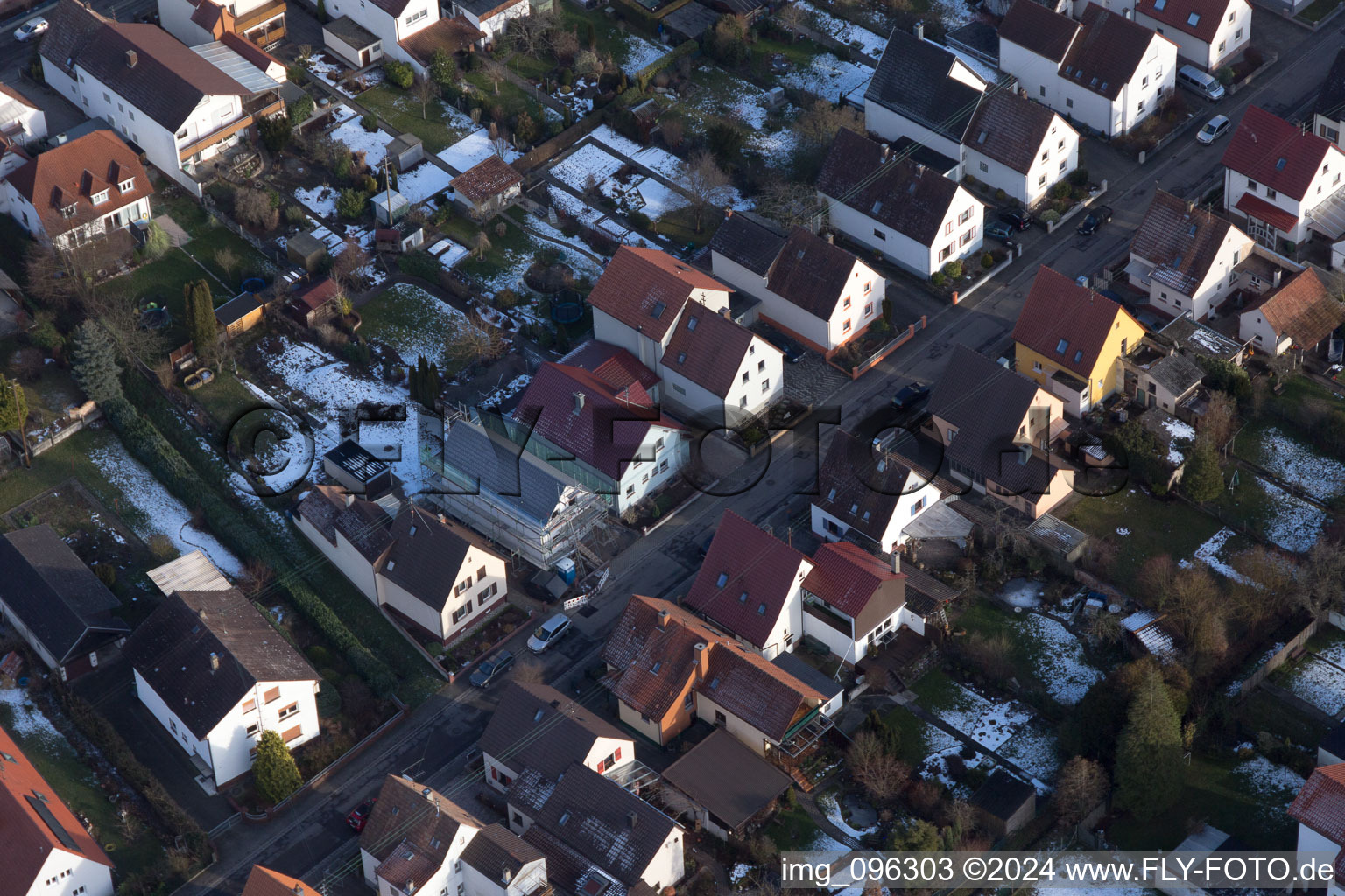 Enregistrement par drone de Kandel dans le département Rhénanie-Palatinat, Allemagne