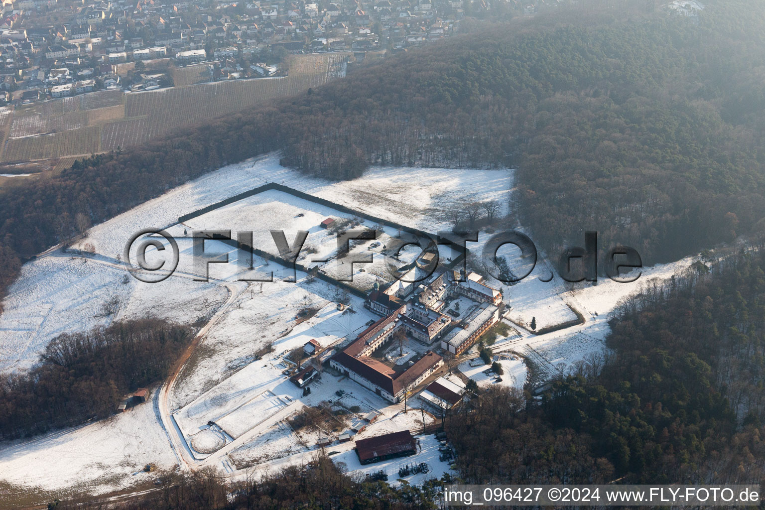 Image drone de Bad Bergzabern dans le département Rhénanie-Palatinat, Allemagne