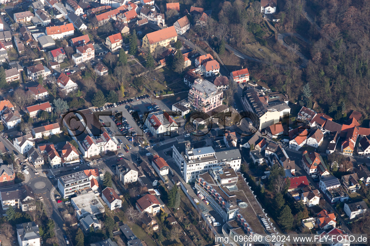 Photographie aérienne de Quartier Jugenheim an der Bergstrasse in Seeheim-Jugenheim dans le département Hesse, Allemagne