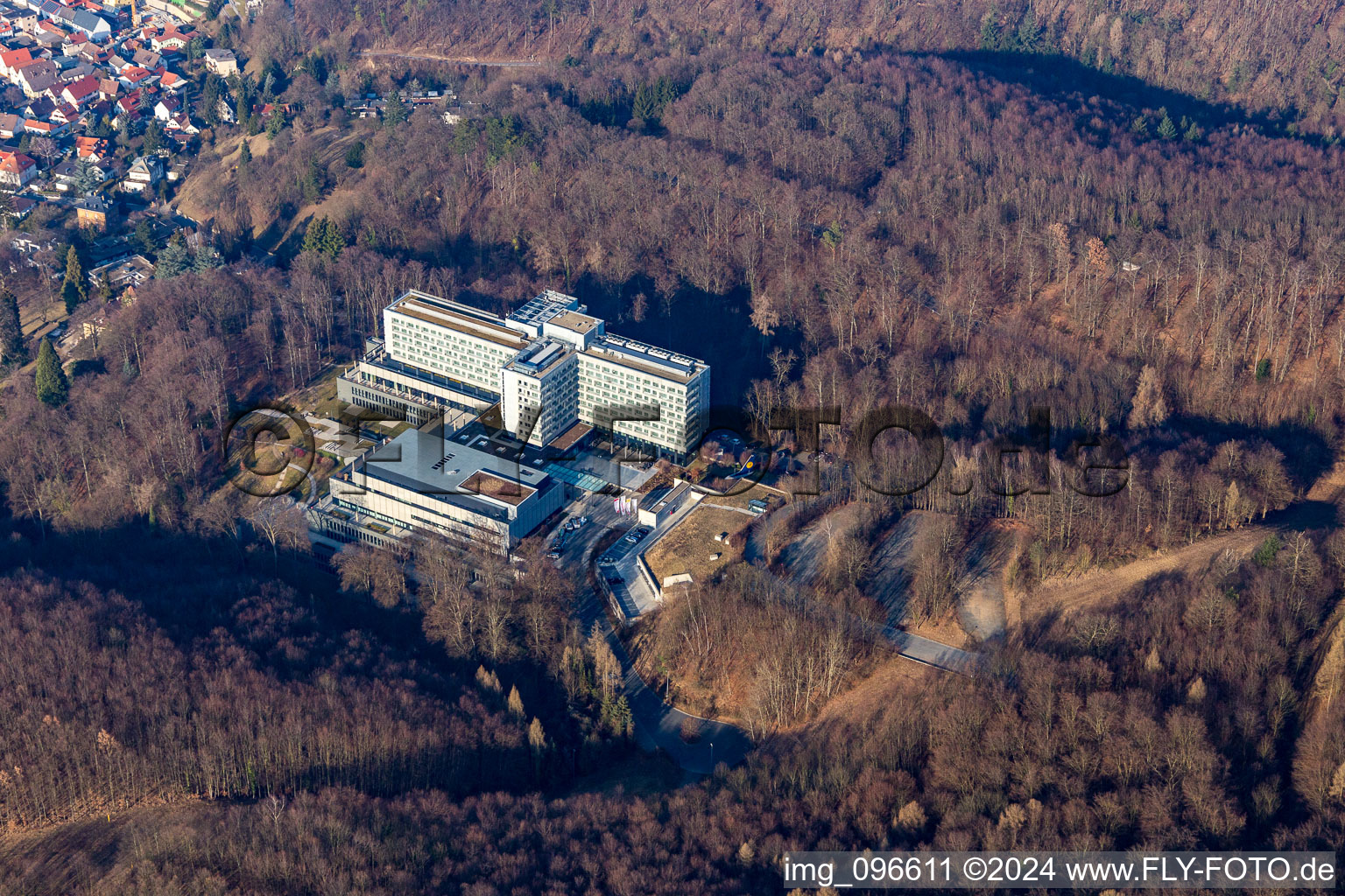 Lufthansa Seeheim GmbH à Seeheim-Jugenheim dans le département Hesse, Allemagne depuis l'avion