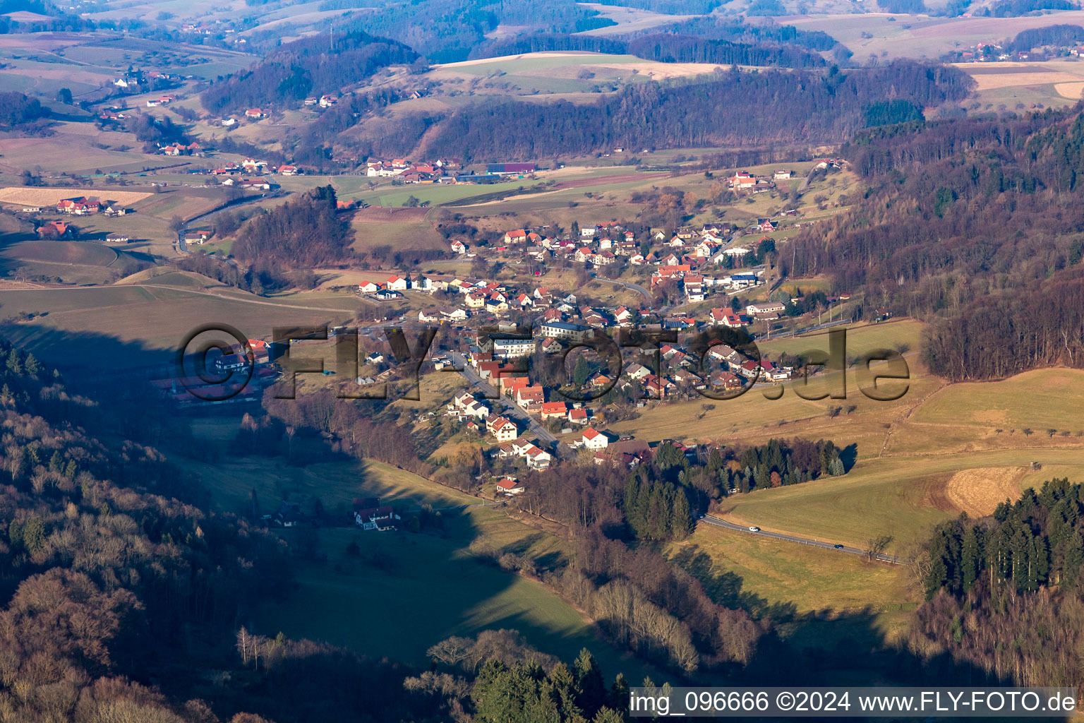 Vue aérienne de Quartier Weschnitz in Fürth dans le département Hesse, Allemagne