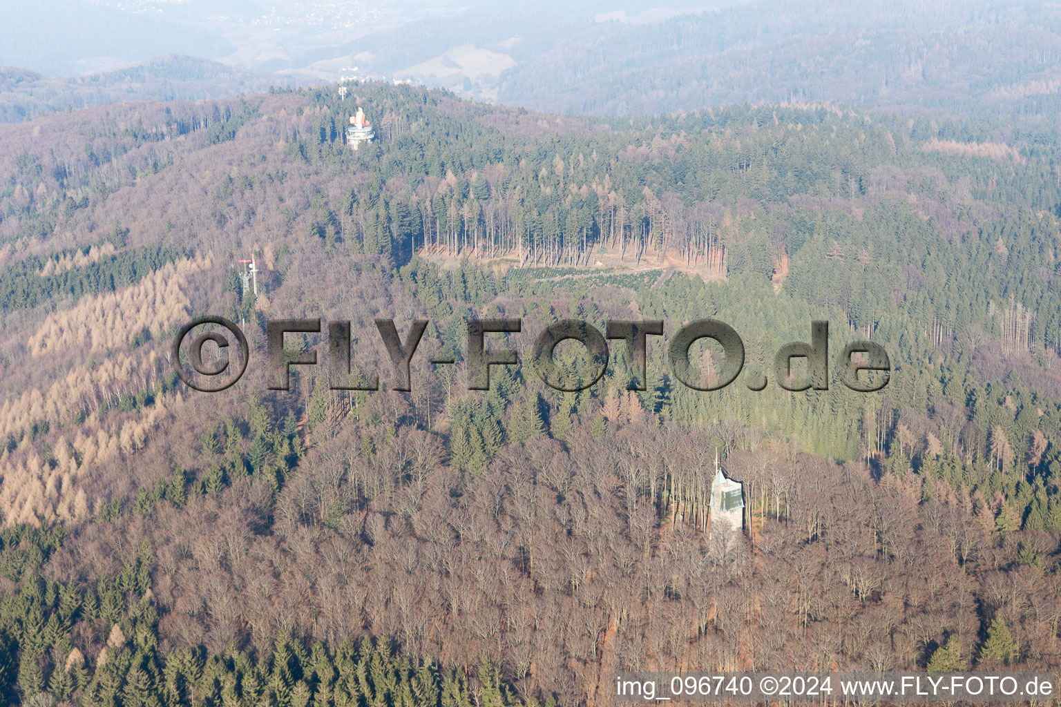 Photographie aérienne de Lindenfels dans le département Hesse, Allemagne