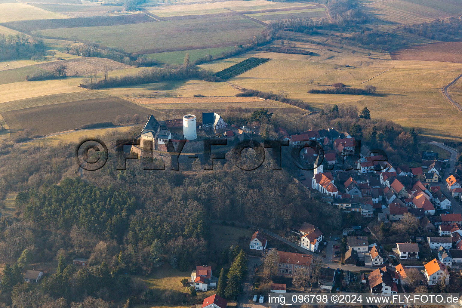 Quartier Hering in Otzberg dans le département Hesse, Allemagne depuis l'avion