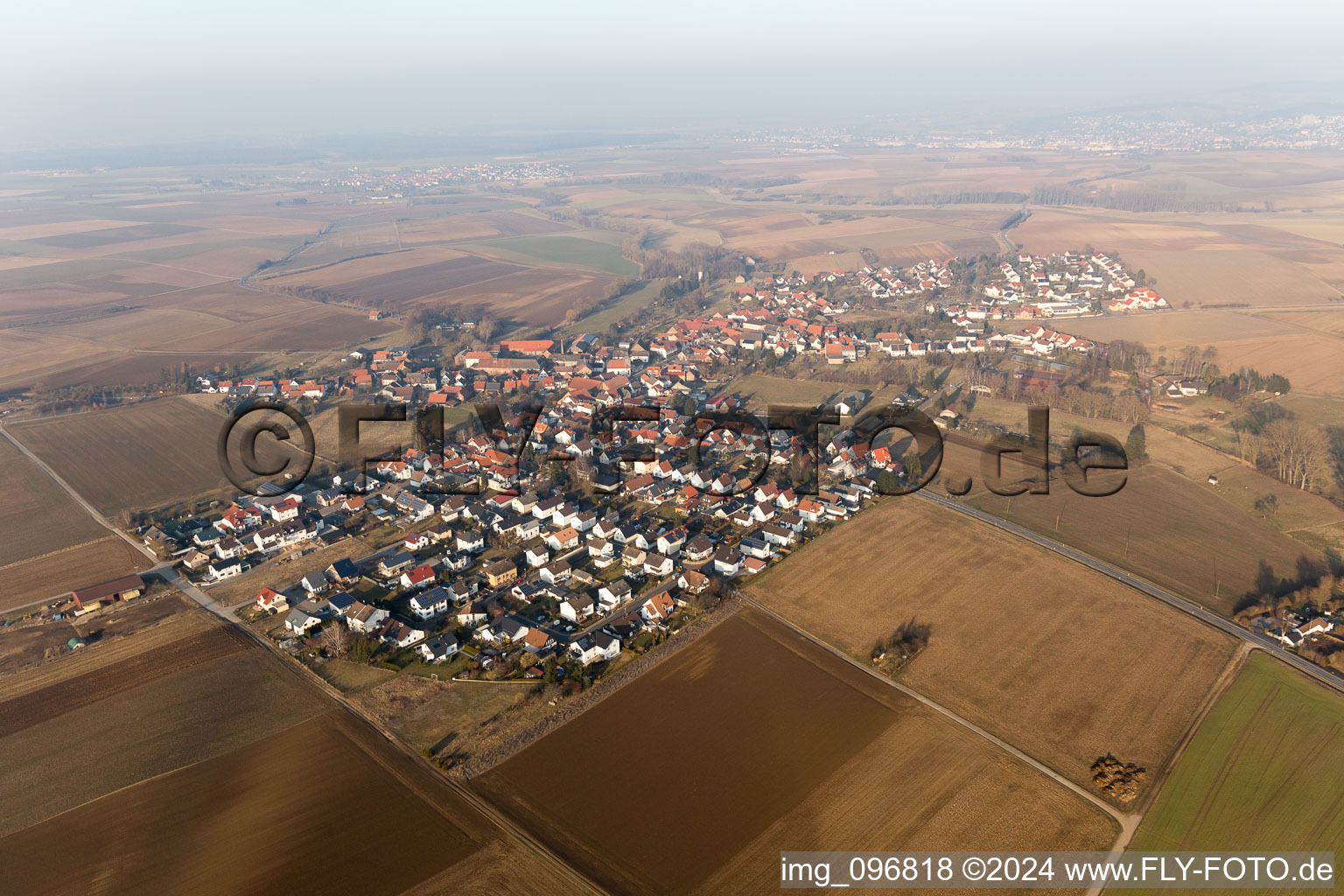 Photographie aérienne de Quartier Habitzheim in Otzberg dans le département Hesse, Allemagne