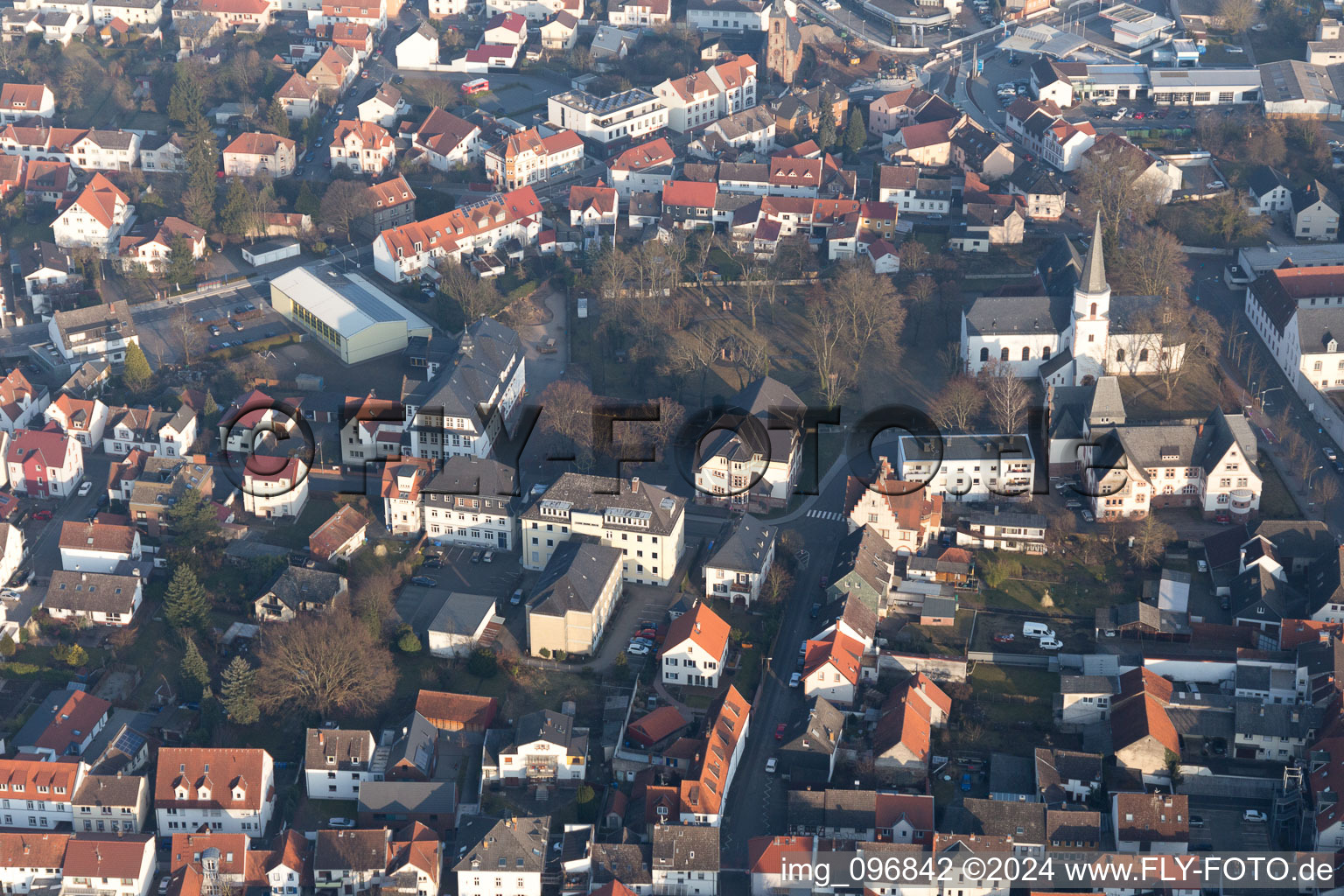 Image drone de Dieburg dans le département Hesse, Allemagne