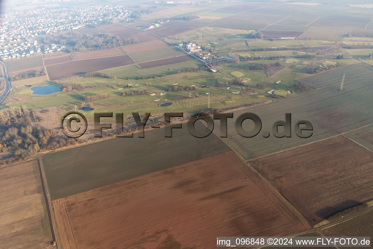 Photographie aérienne de Golf à Groß-Zimmern dans le département Hesse, Allemagne