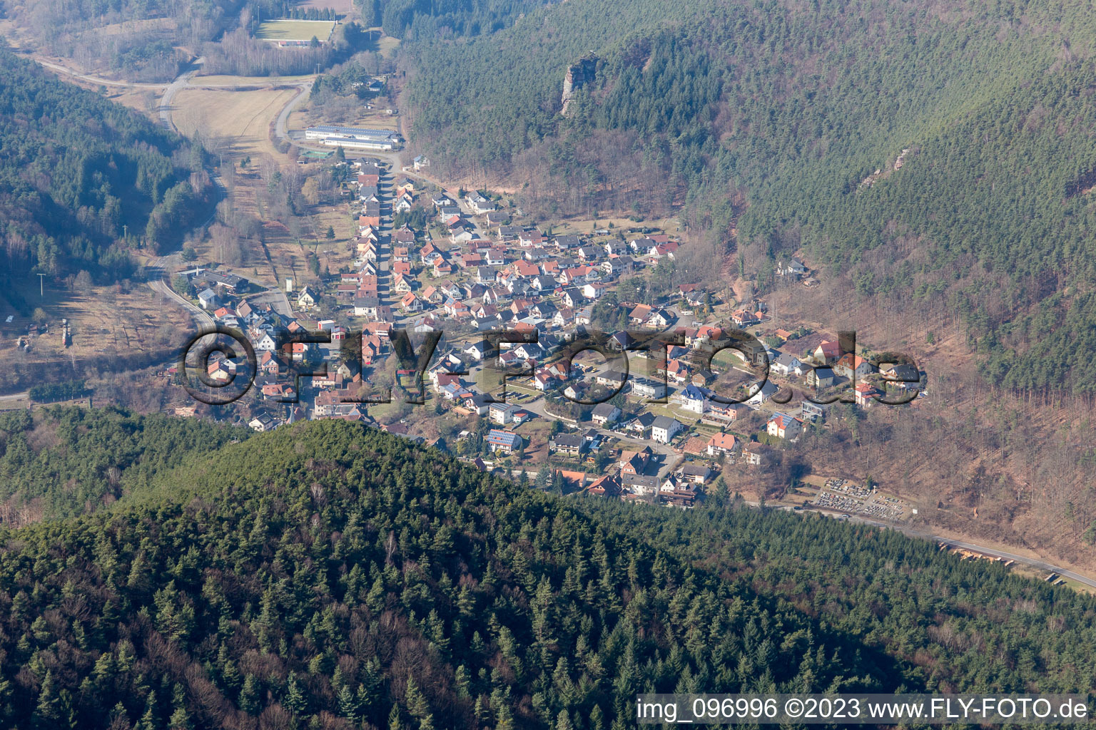Lug dans le département Rhénanie-Palatinat, Allemagne vue du ciel