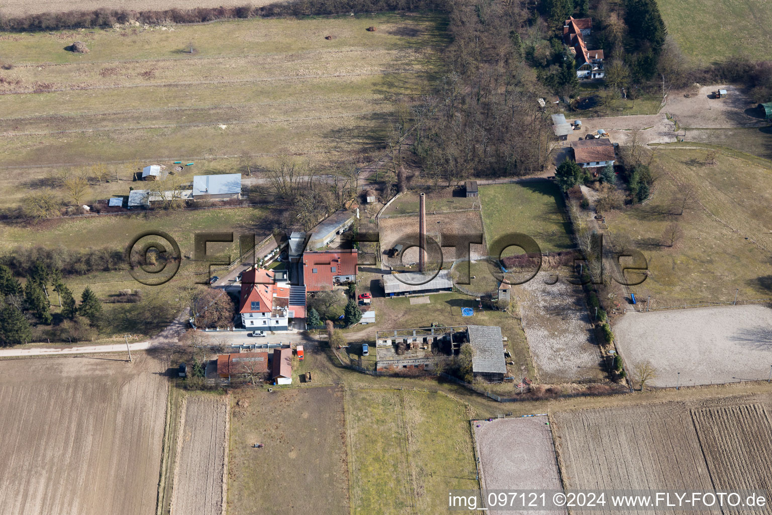 Harthausen dans le département Rhénanie-Palatinat, Allemagne d'en haut