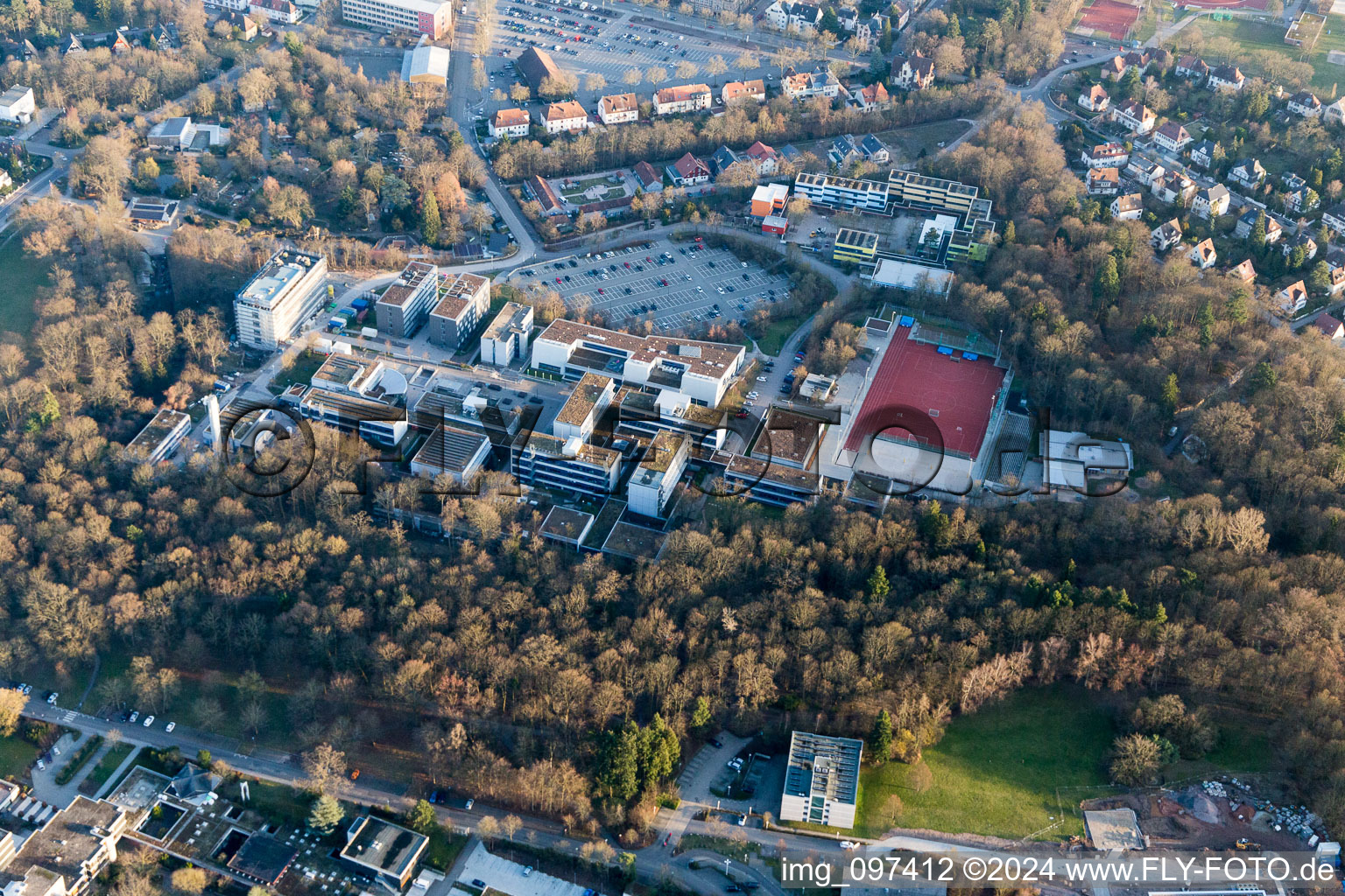 Landau in der Pfalz dans le département Rhénanie-Palatinat, Allemagne du point de vue du drone