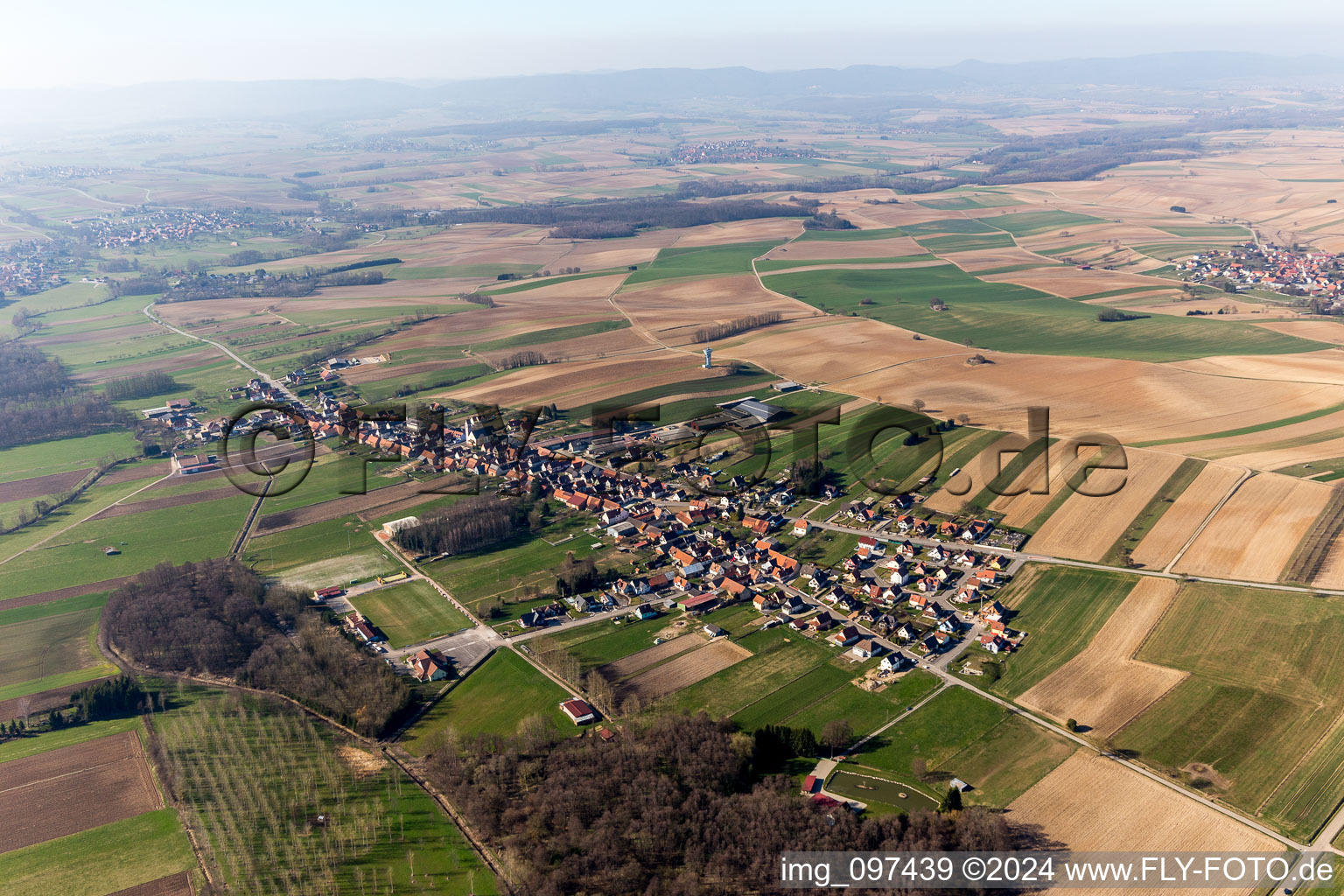 Buhl dans le département Bas Rhin, France hors des airs