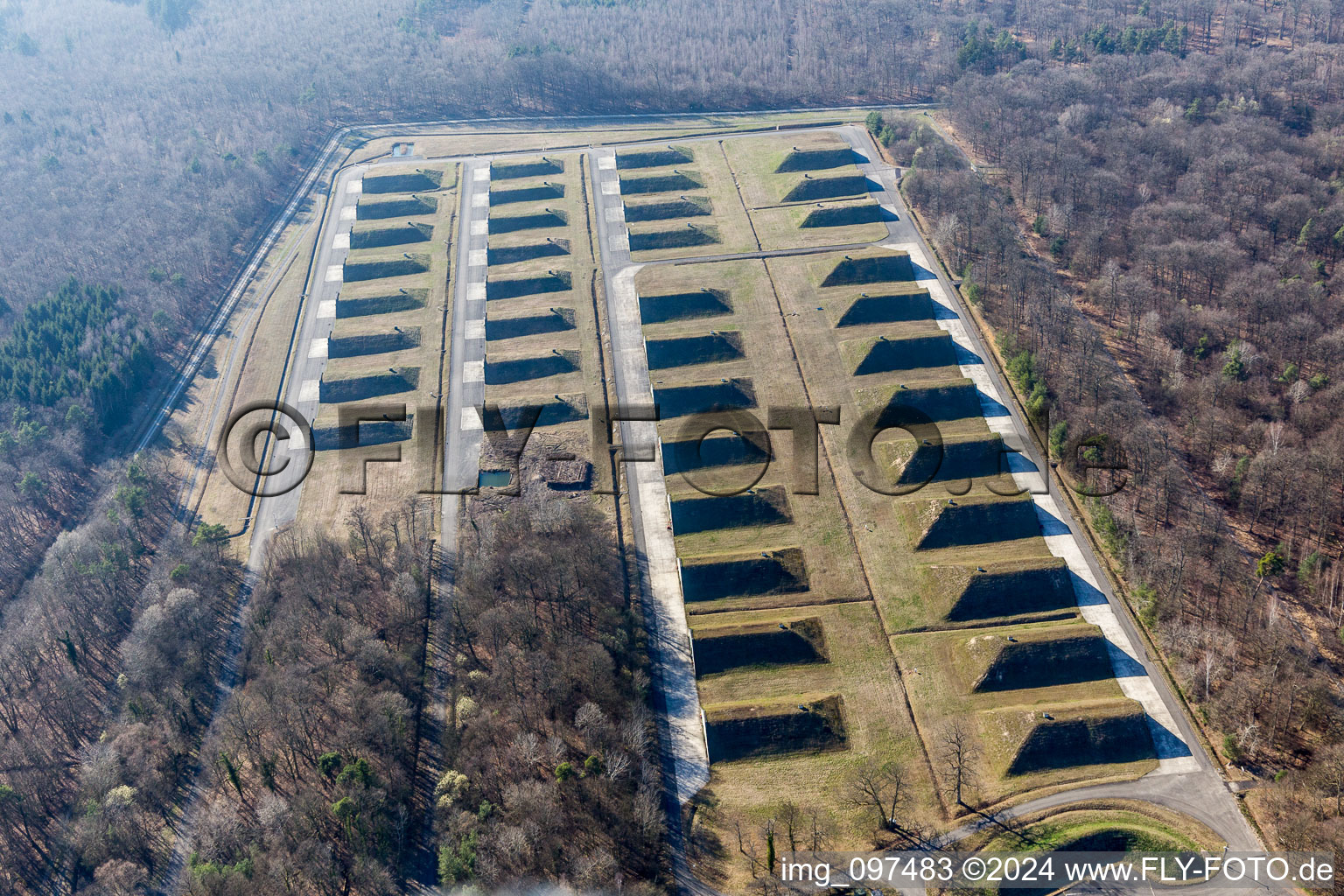 Mertzwiller dans le département Bas Rhin, France vue d'en haut