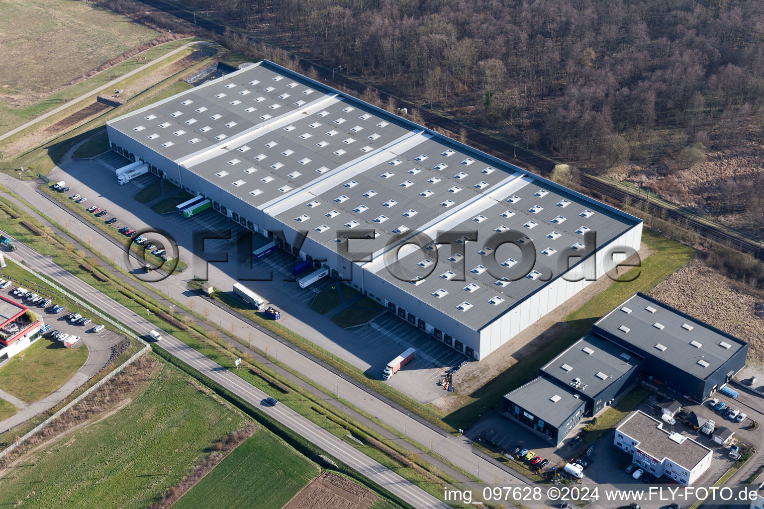 Mommenheim dans le département Bas Rhin, France vue d'en haut