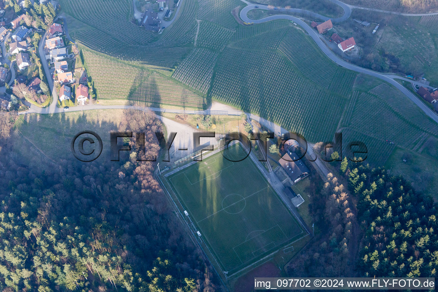 Vue aérienne de Illenau dans le département Bade-Wurtemberg, Allemagne