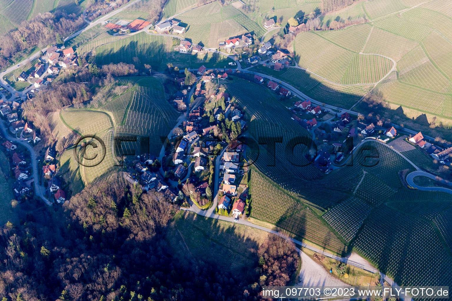 Vue aérienne de Illenau dans le département Bade-Wurtemberg, Allemagne