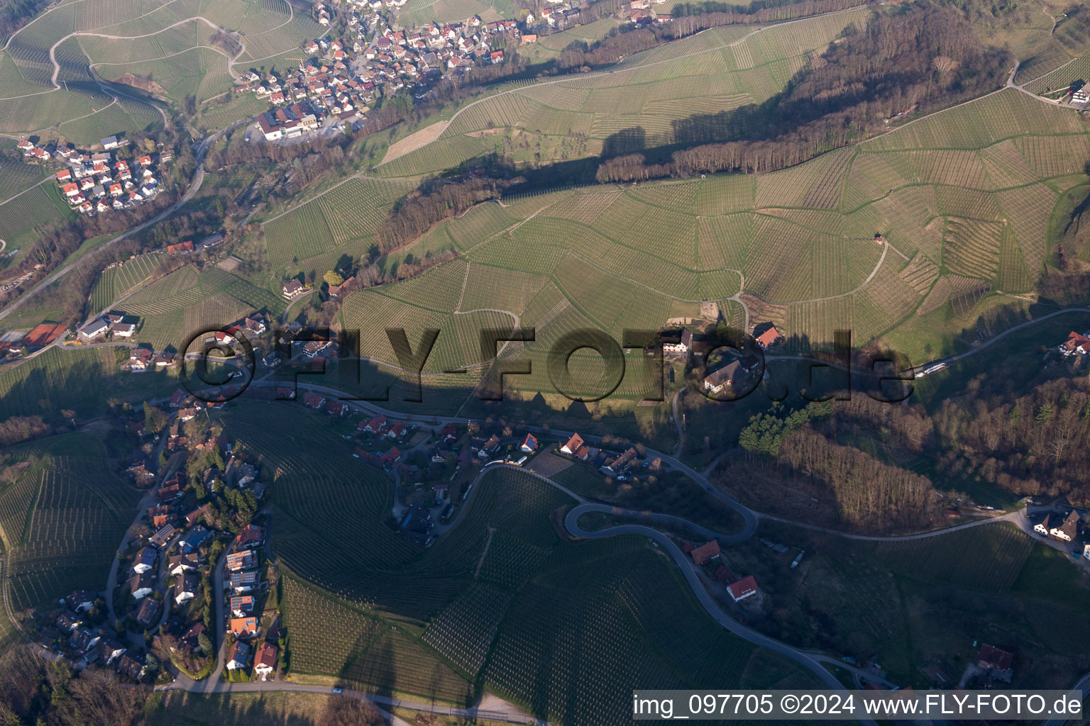 Vue oblique de Illenau dans le département Bade-Wurtemberg, Allemagne