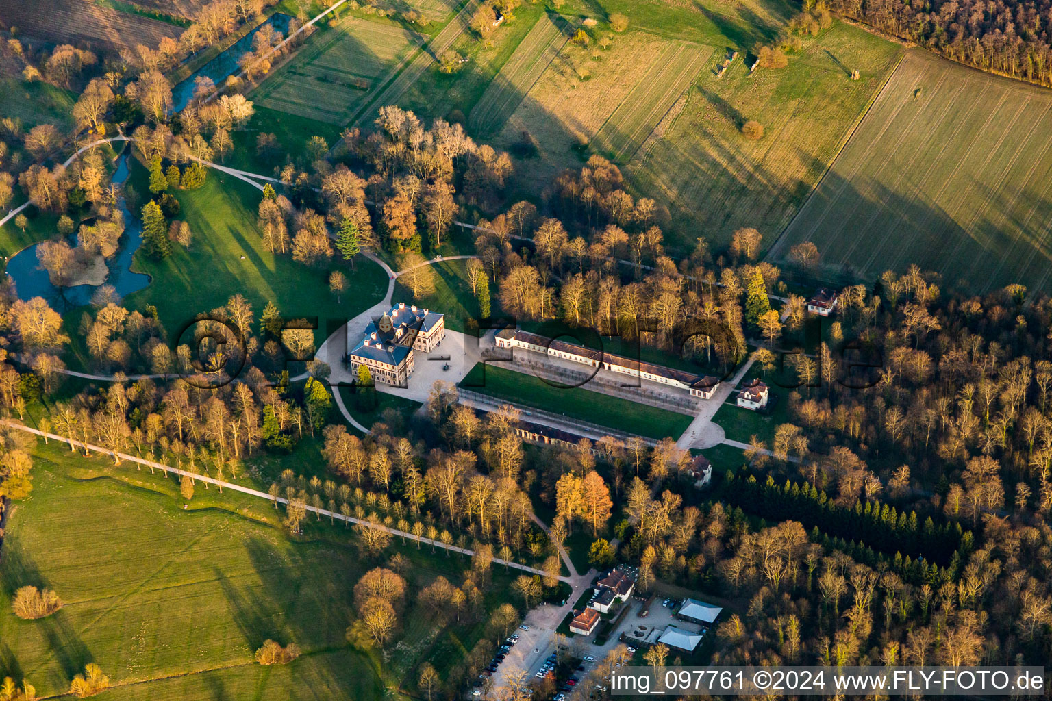 Photographie aérienne de Favoris verrouillé à Förch à le quartier Förch in Rastatt dans le département Bade-Wurtemberg, Allemagne