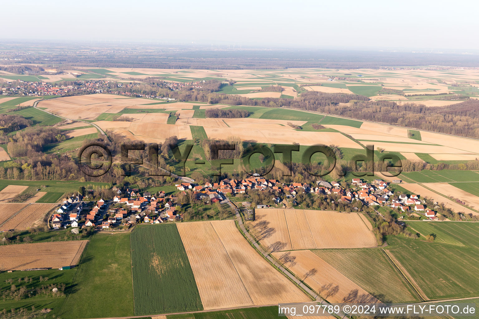 Photographie aérienne de Ingolsheim dans le département Bas Rhin, France