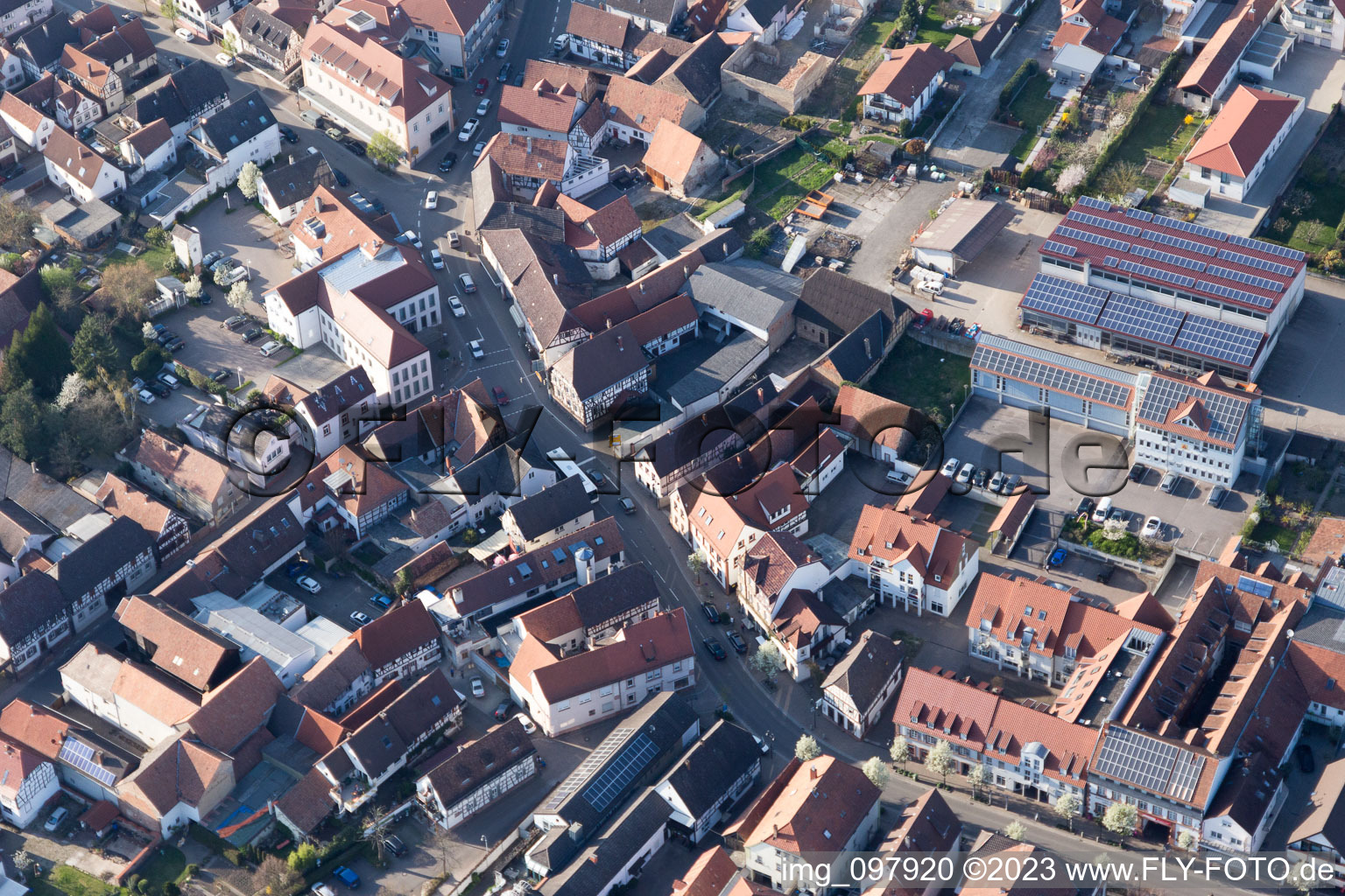 Photographie aérienne de Quartier Herxheim in Herxheim bei Landau dans le département Rhénanie-Palatinat, Allemagne