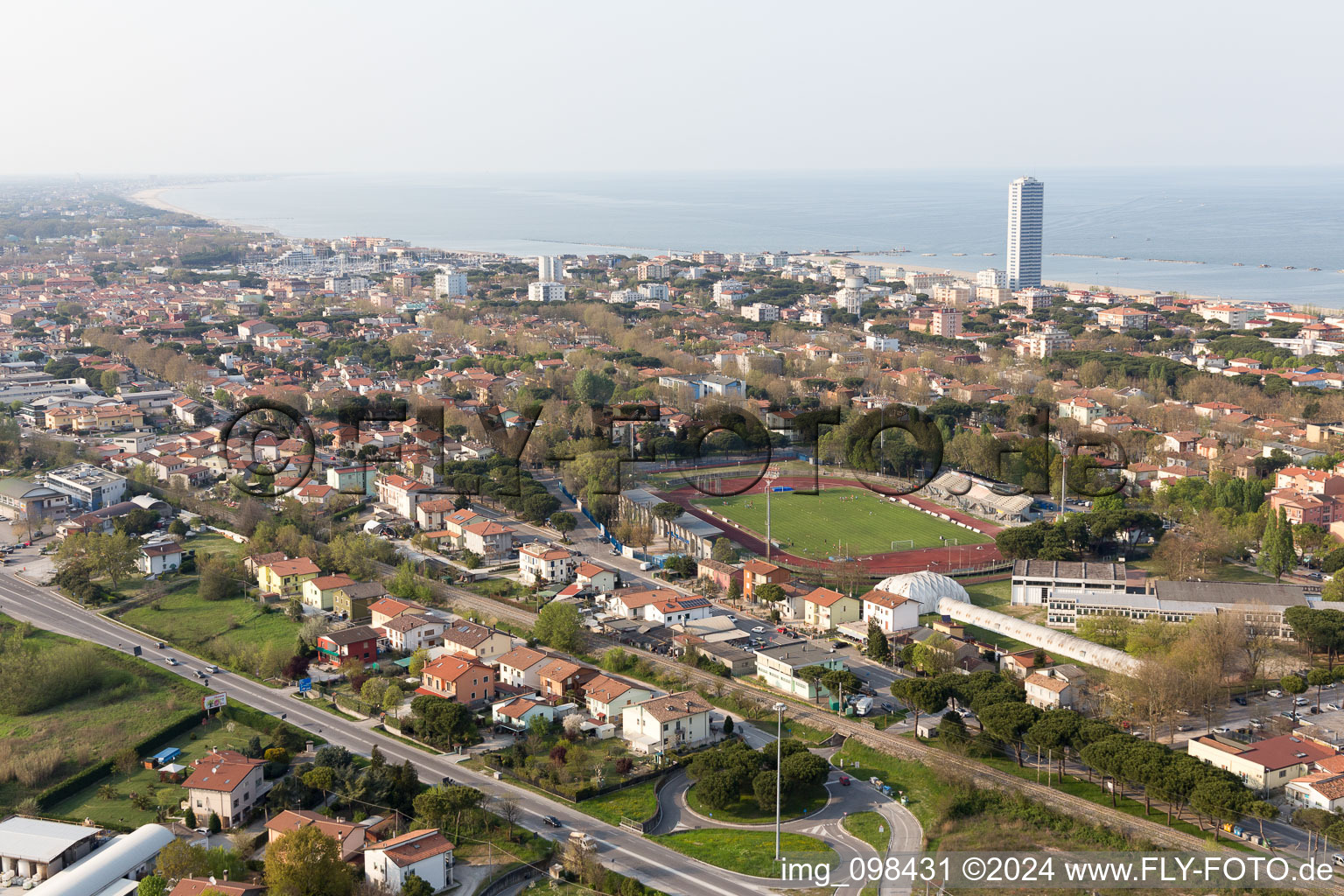 Photographie aérienne de Case Lontani dans le département Émilie-Romagne, Italie