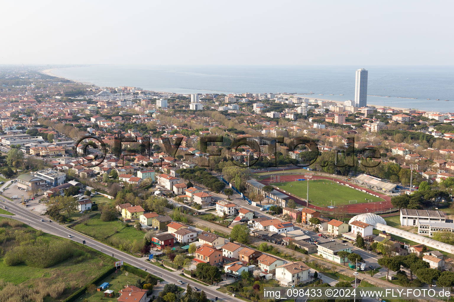 Case Lontani dans le département Émilie-Romagne, Italie d'en haut