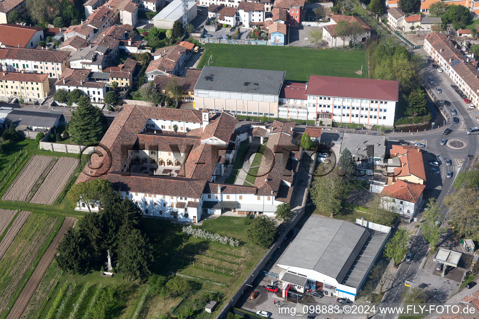 San Vito al Tagliamento dans le département Pordenone, Italie hors des airs