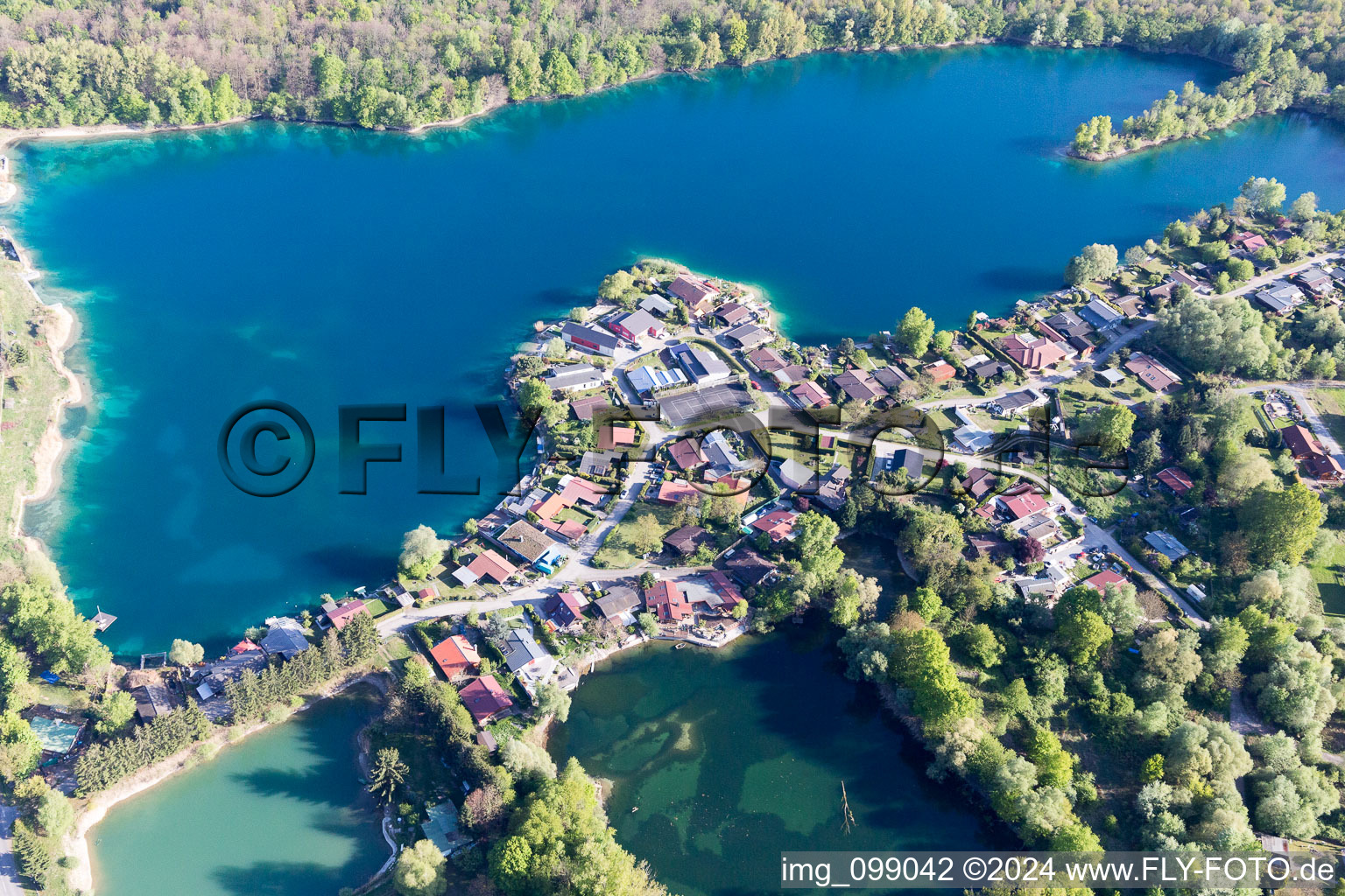 Photographie aérienne de Beinheim dans le département Bas Rhin, France