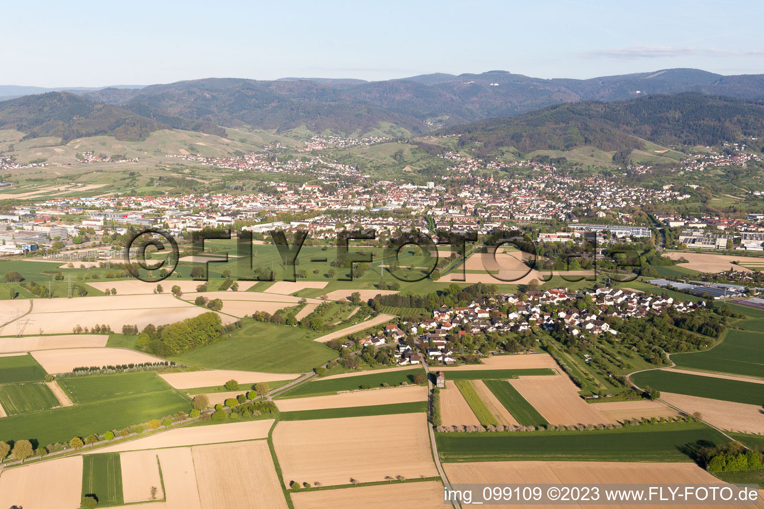 Photographie aérienne de Bühl dans le département Bade-Wurtemberg, Allemagne