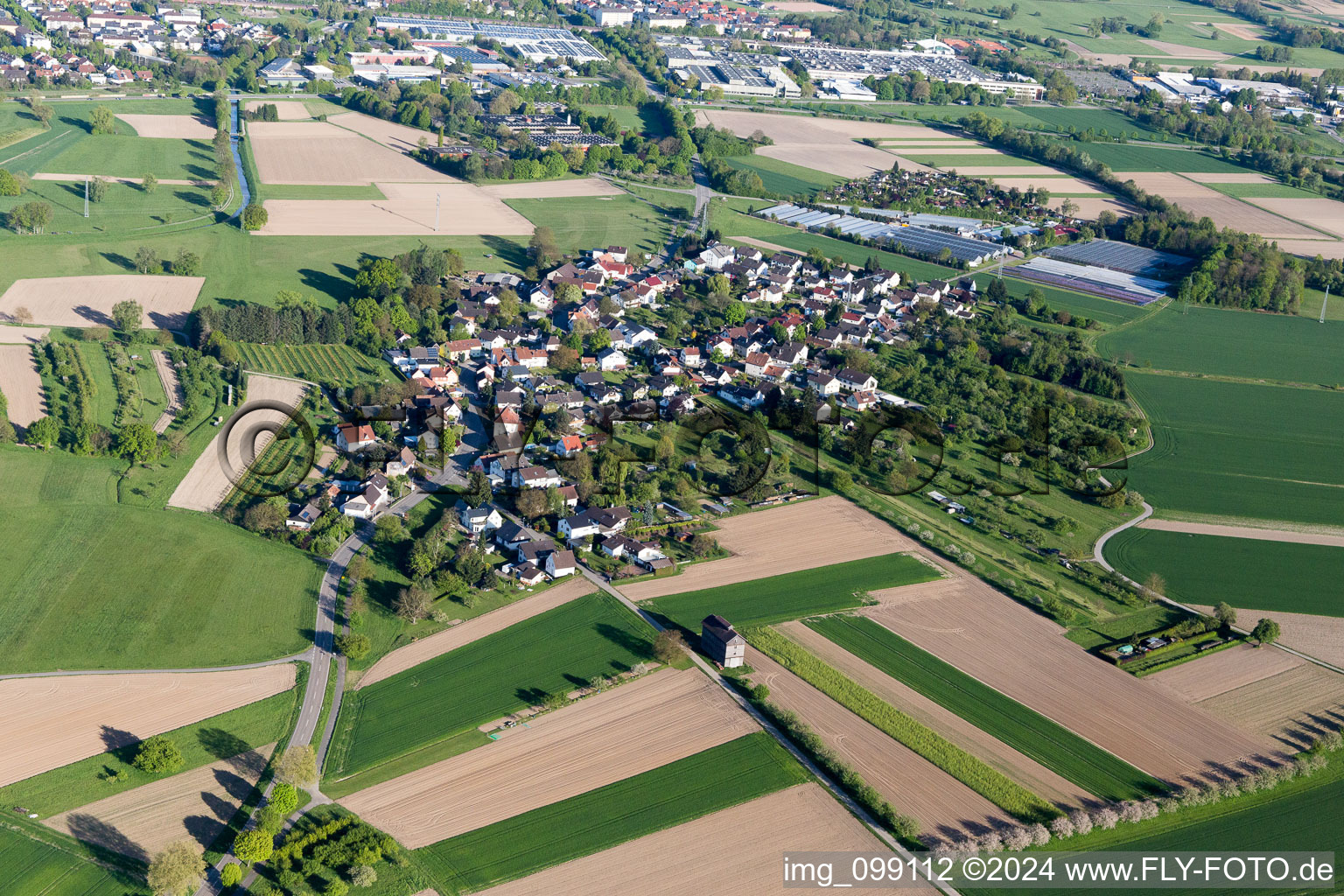 Photographie aérienne de Quartier Oberweier in Bühl dans le département Bade-Wurtemberg, Allemagne