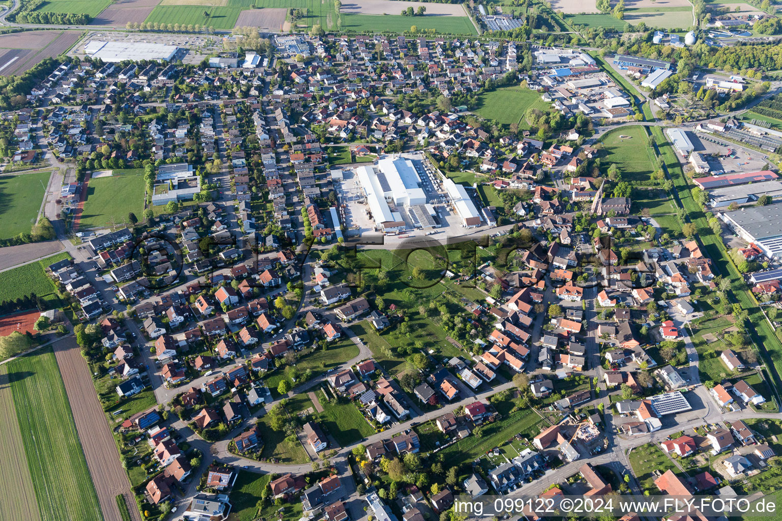 Photographie aérienne de Quartier Vimbuch in Bühl dans le département Bade-Wurtemberg, Allemagne