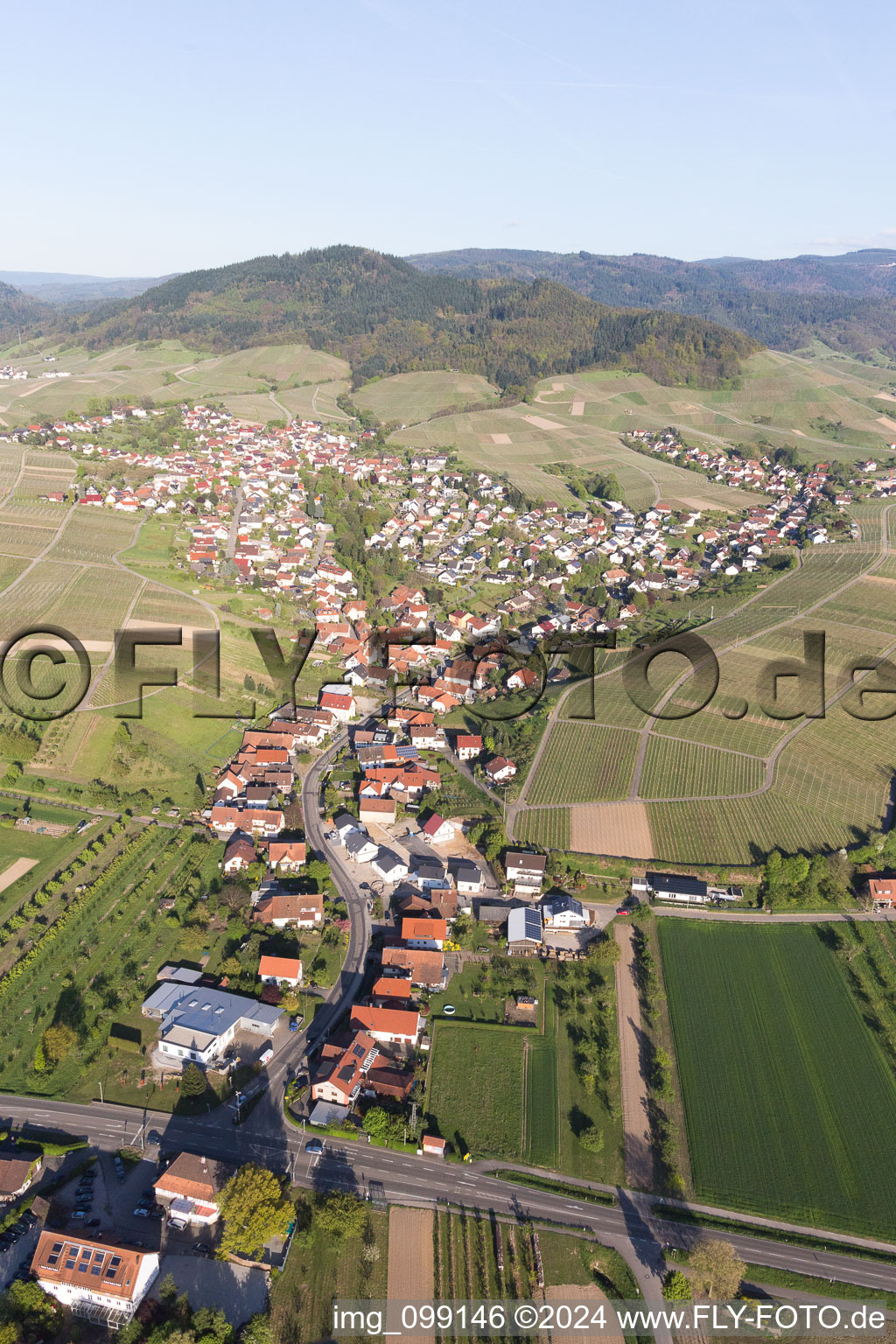 Quartier Eisental in Bühl dans le département Bade-Wurtemberg, Allemagne hors des airs