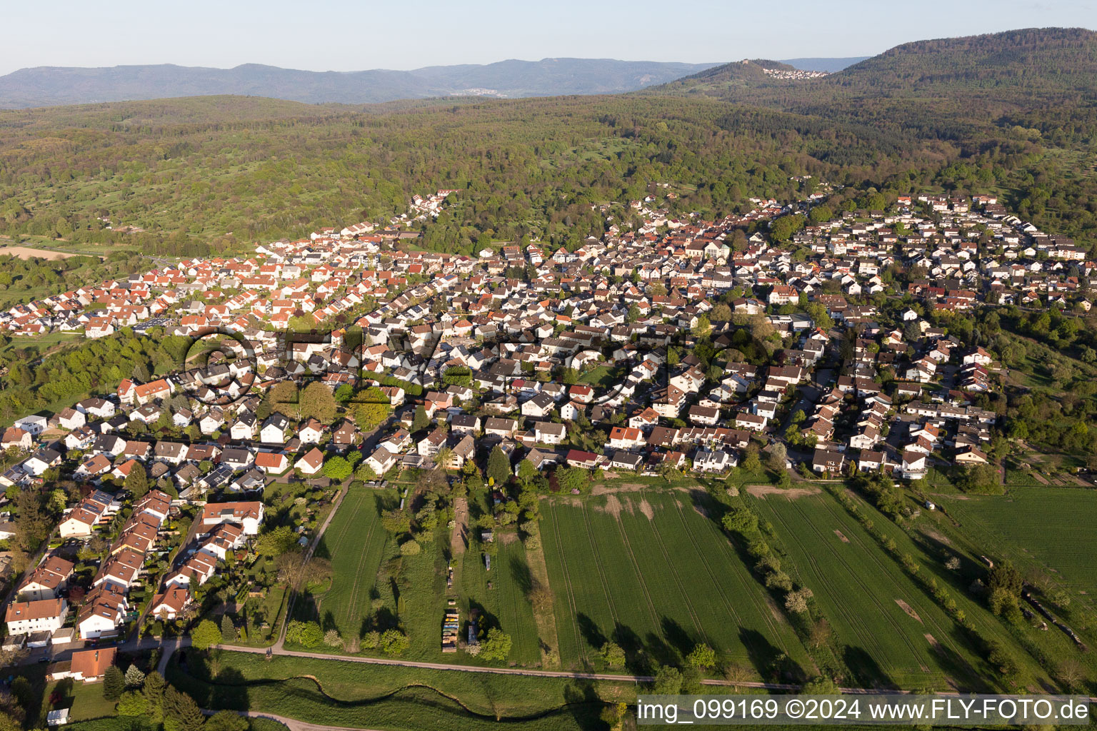 Vue aérienne de Quartier Haueneberstein in Baden-Baden dans le département Bade-Wurtemberg, Allemagne