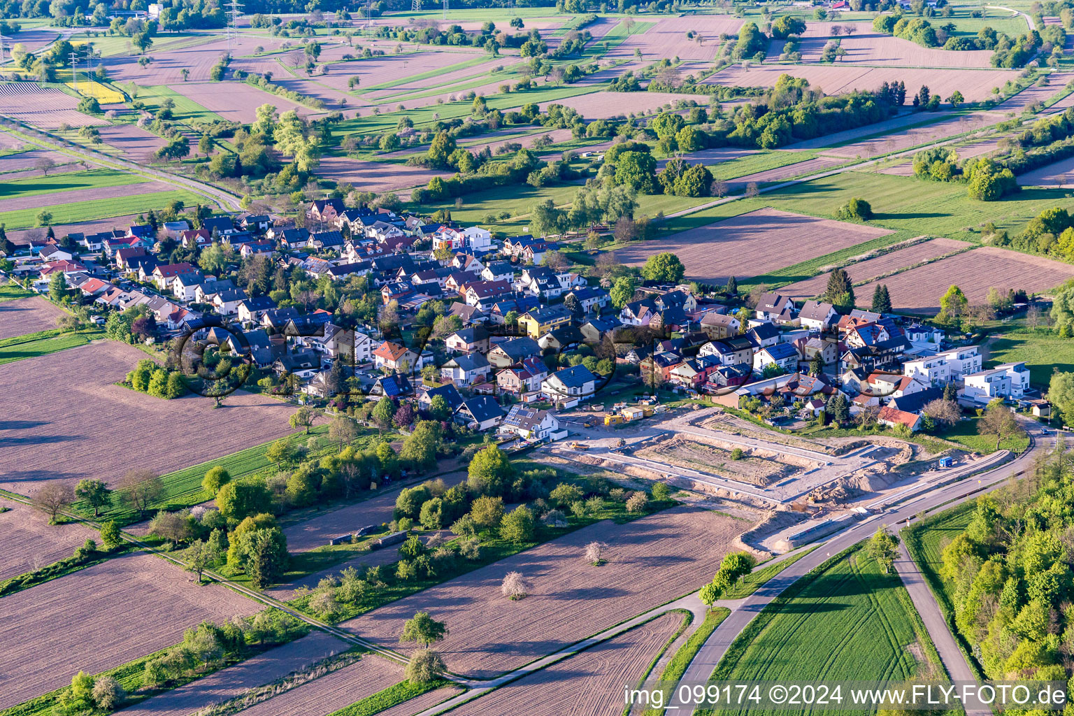 Photographie aérienne de Quartier Förch in Rastatt dans le département Bade-Wurtemberg, Allemagne