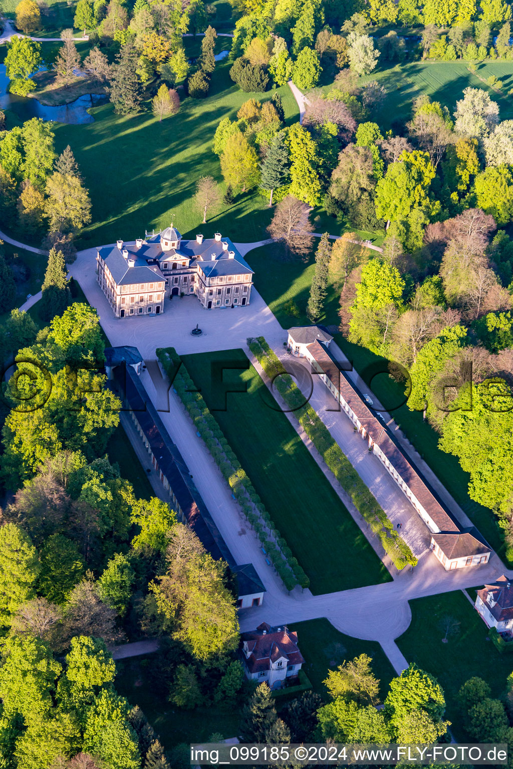 Image drone de Favoris verrouillé à Förch à le quartier Förch in Rastatt dans le département Bade-Wurtemberg, Allemagne