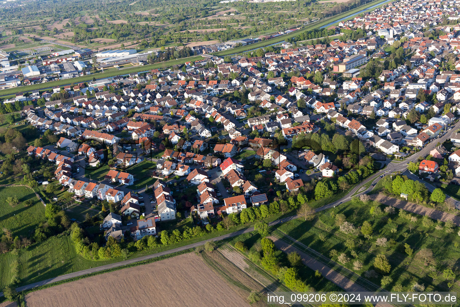 Image drone de Kuppenheim dans le département Bade-Wurtemberg, Allemagne