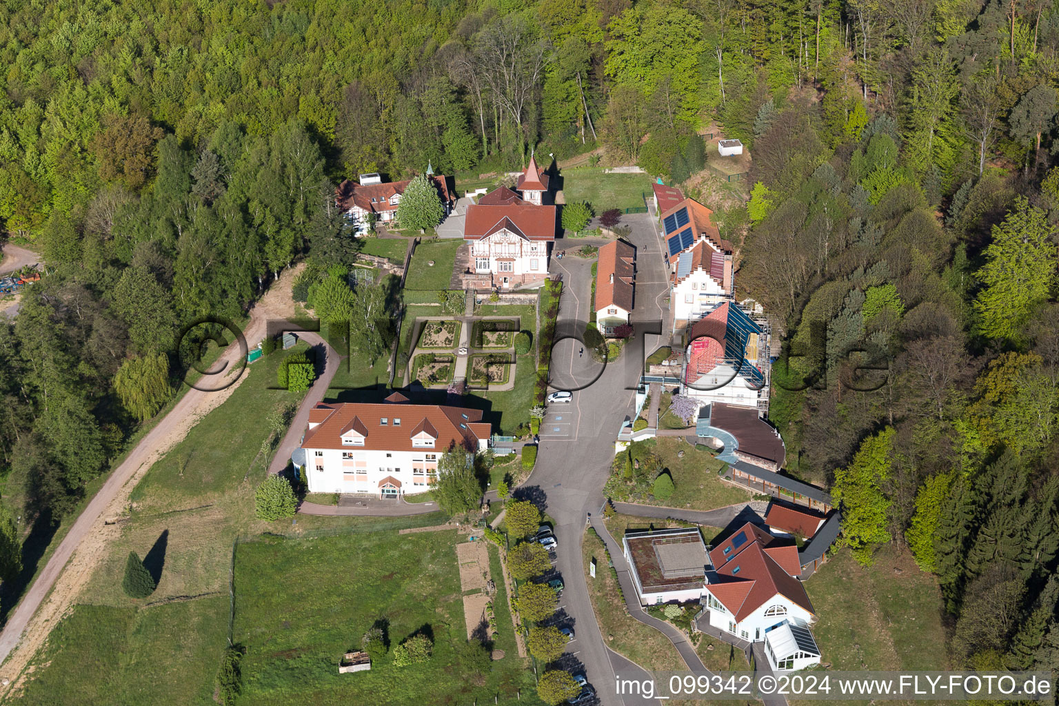 Lobsann dans le département Bas Rhin, France hors des airs