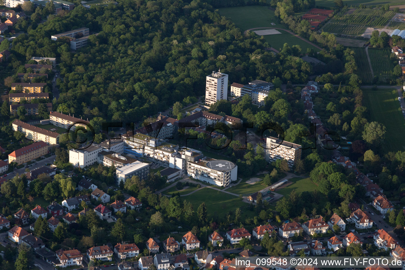 Photographie aérienne de Quartier Rüppurr in Karlsruhe dans le département Bade-Wurtemberg, Allemagne