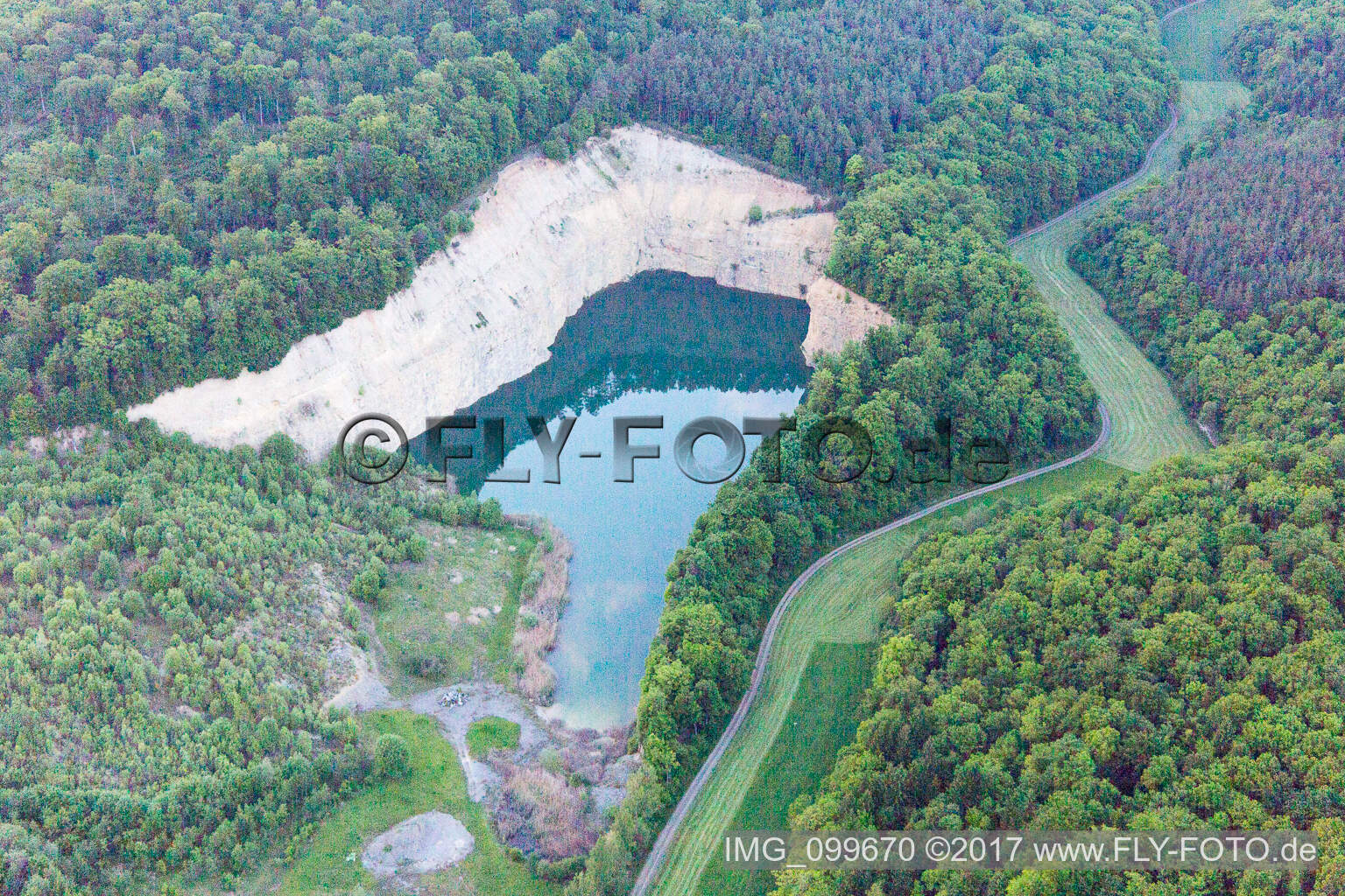 Photographie aérienne de Schonungen dans le département Bavière, Allemagne