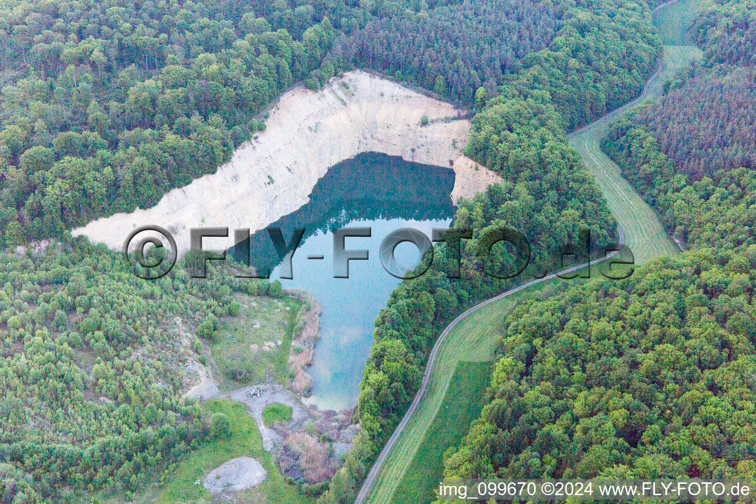 Vue aérienne de Schonungen dans le département Bavière, Allemagne