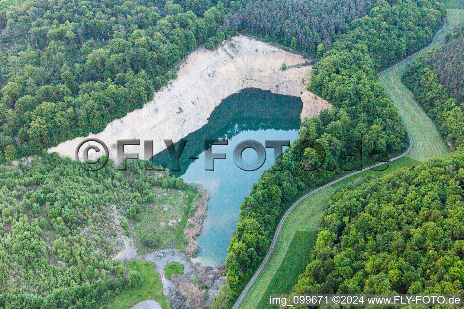 Photographie aérienne de Schonungen dans le département Bavière, Allemagne