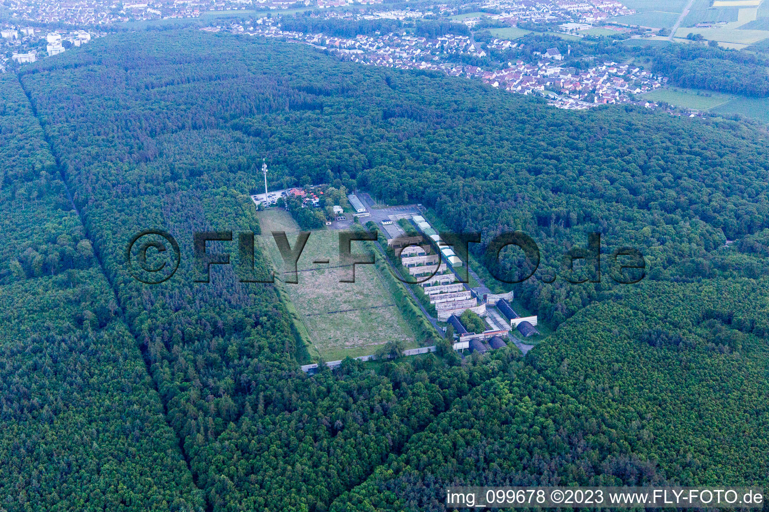 Photographie aérienne de Zell dans le département Bavière, Allemagne