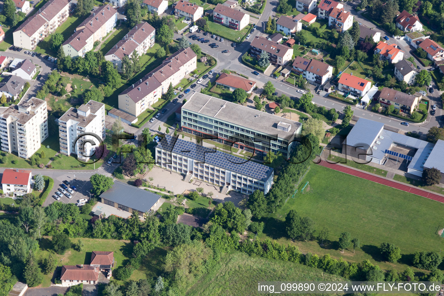 Haßfurt dans le département Bavière, Allemagne vue d'en haut